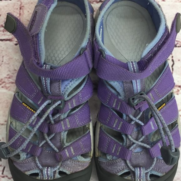 Kid's Keen Comfort Hicking Sandals Purple Size 4 - Picture 6 of 8